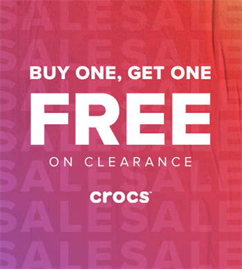crocs buy one get one